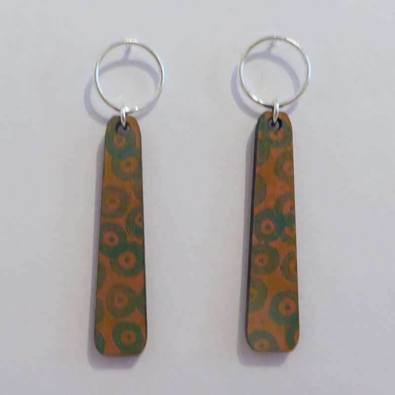 Long stud earrings