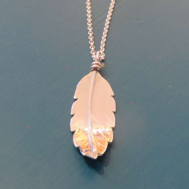 Rowan Leaf Pendant