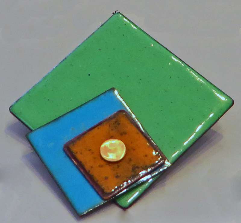 Geometric Brooch