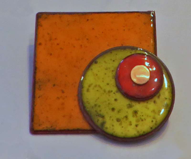 Geometric Brooch