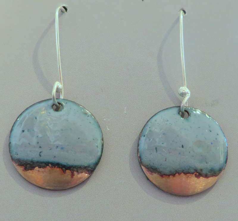 Copper Tip Earrings 