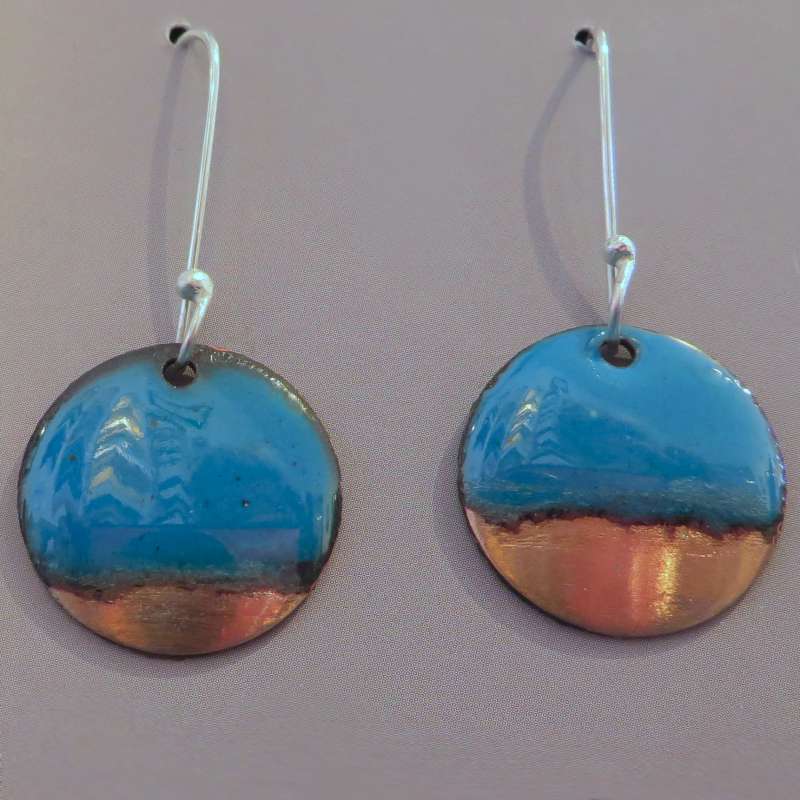 Copper Tip Earrings 