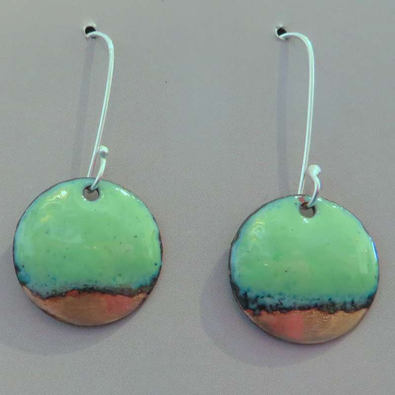 Copper Tip Earrings 