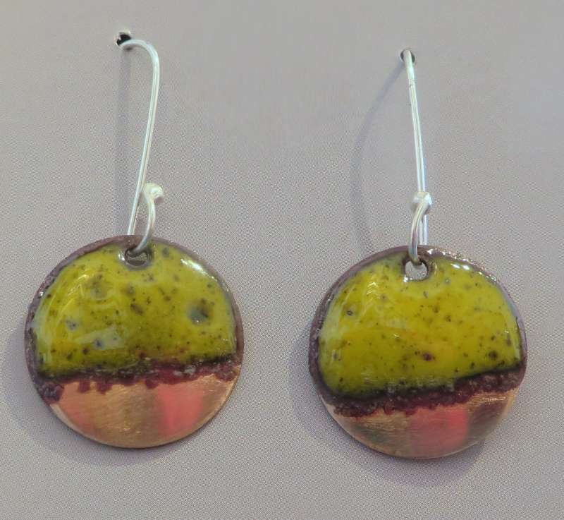 Copper Tip Earrings 