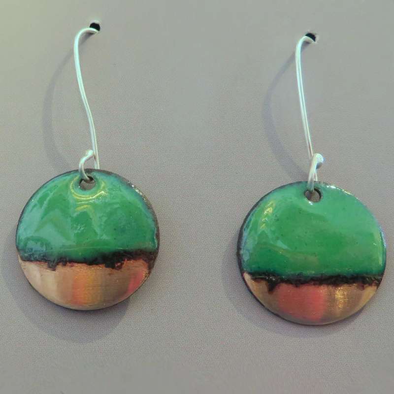 Copper Tip Earrings 