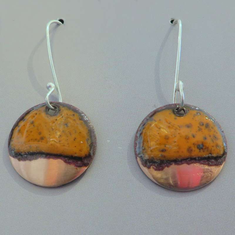 Copper Tip Earrings 