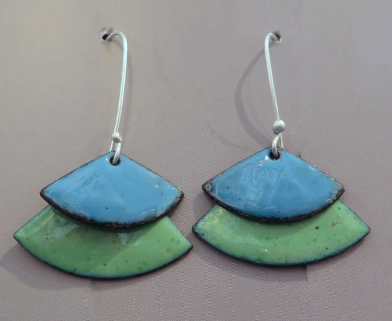 Copper Tip Earrings 