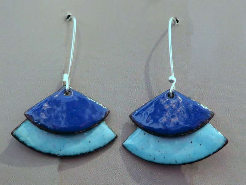 Copper Tip Earrings 