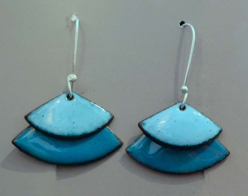 Copper Tip Earrings 