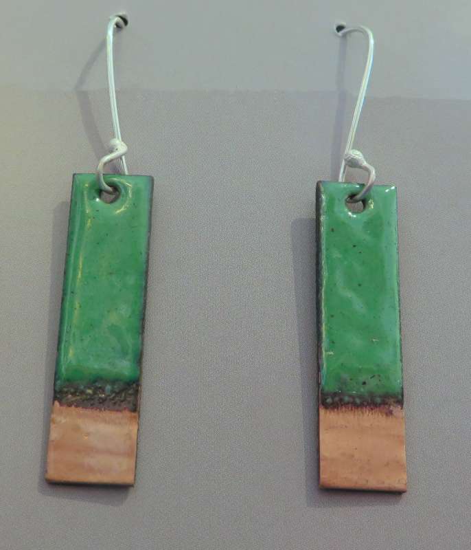 Copper Tip Earrings 
