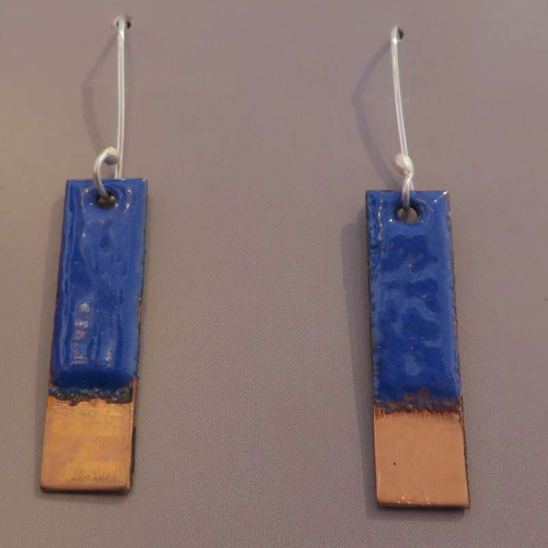 Copper Tip Earrings 