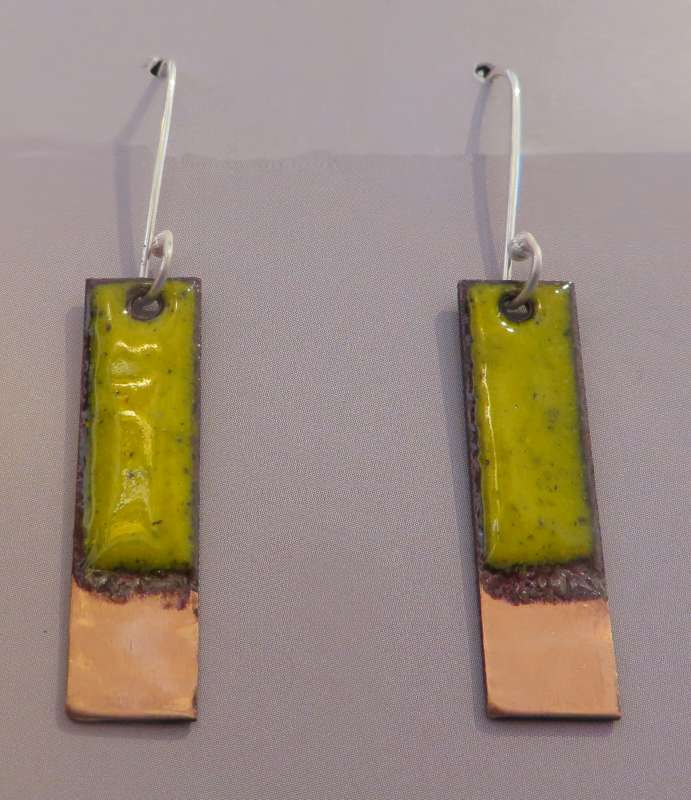 Copper Tip Earrings 