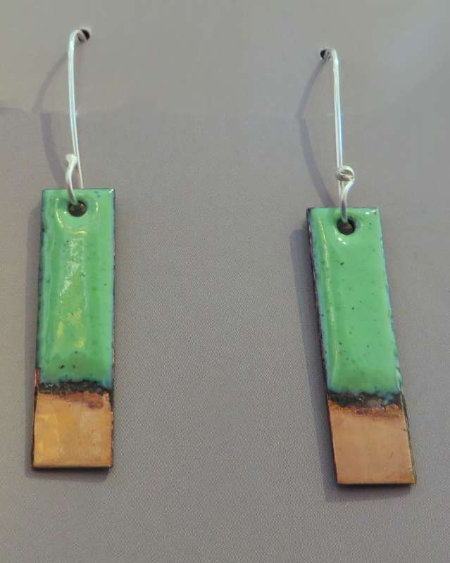 Copper Tip Earrings 