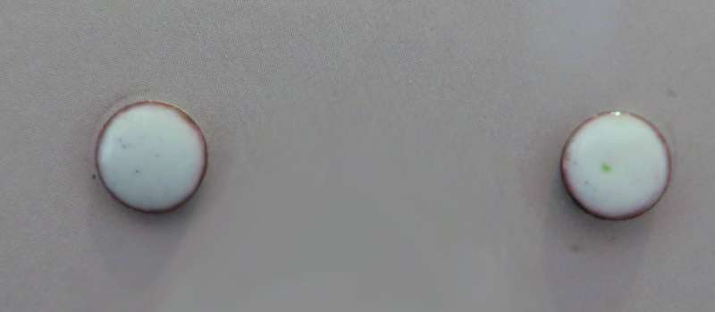 Enamellerd Copper Stud Earrings