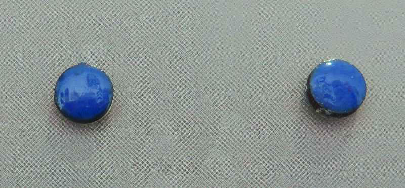 Enamellerd Copper Stud Earrings