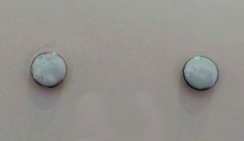 Enamellerd Copper Stud Earrings