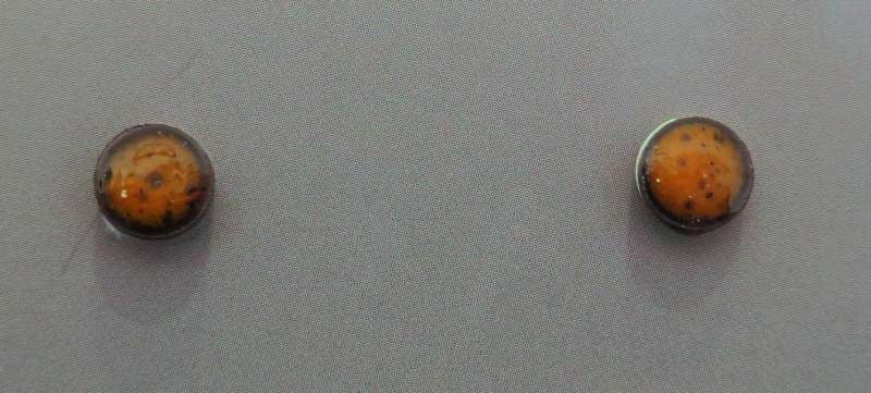 Enamellerd Copper Stud Earrings
