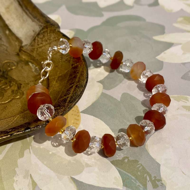 Red Agate Quartz Bracelet