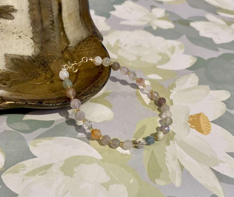 Mixed Pastel Agate Bracelet