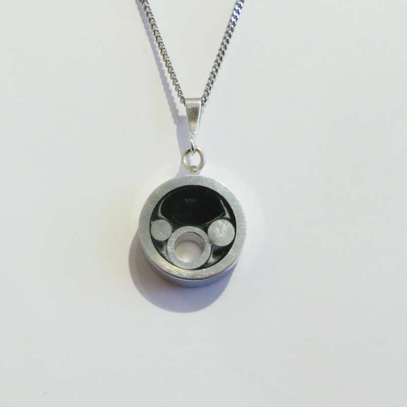 Round Zebra Pendant