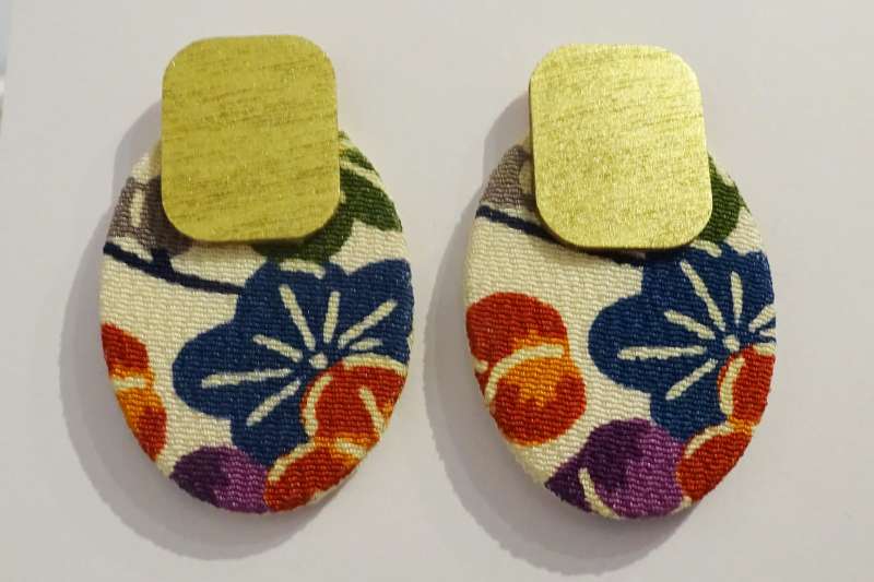 Ellipse and Square Earrings